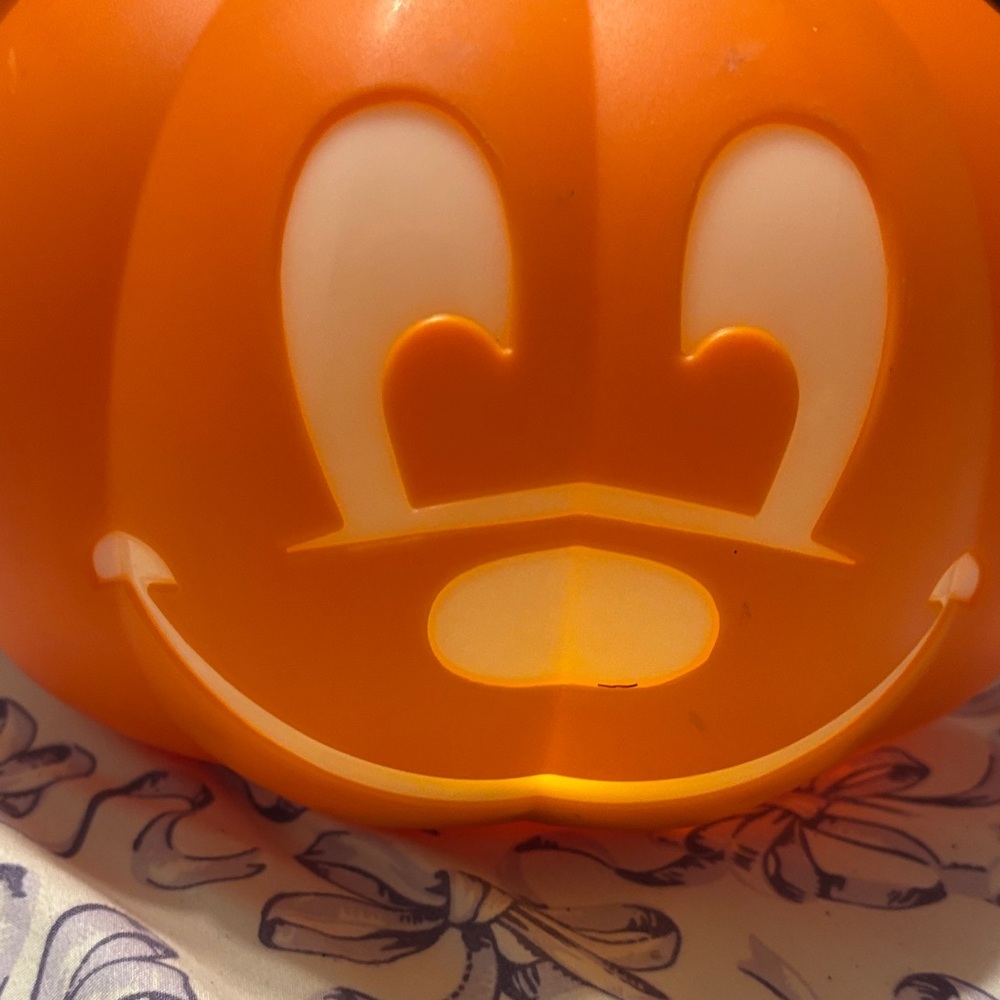 Disney Orange Pumpkin with Mickey Ears - Picture 7 of 7